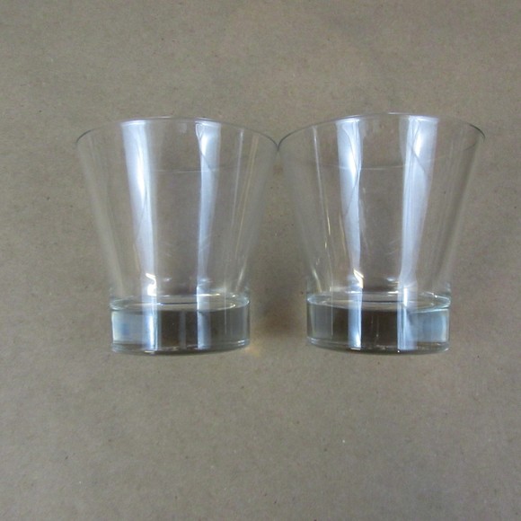 Crown Royal Low Ball Glasses Rocks Glasses made in Italy set of 2 - Picture 1 of 4